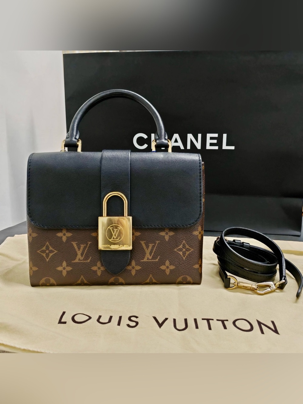 🖤 Louis Vuitton Locky BB 🖤with strap and dust bag - Picture 2 of 14